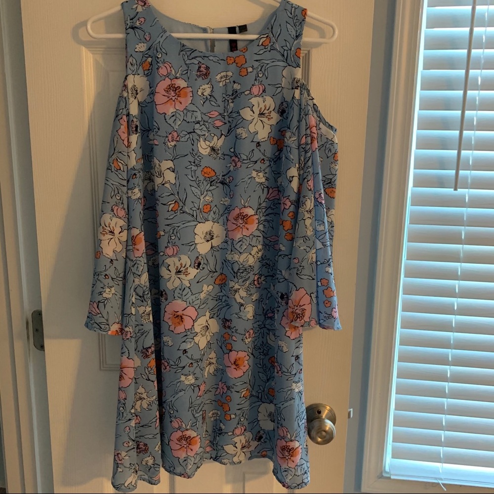 Blue Floral Dress